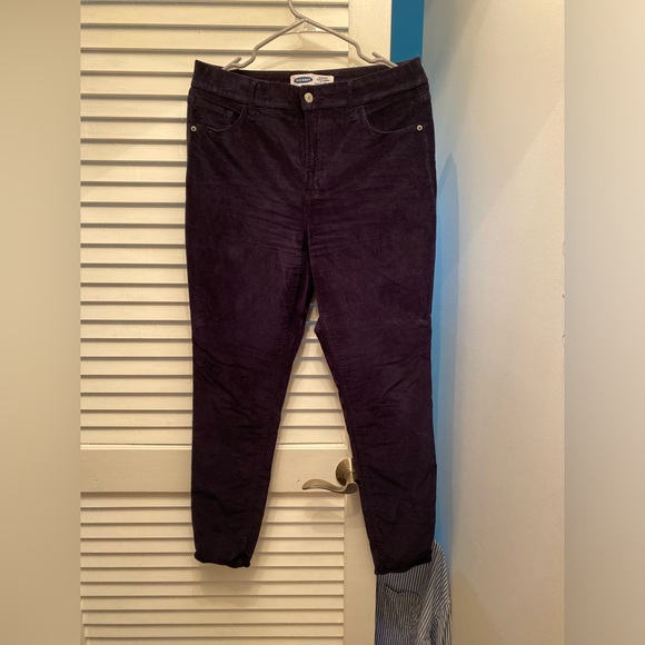 Velour high rise skinny pant - Picture 1 of 2